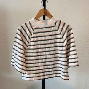 Universal Thread Multicolor Striped Long Sleeve Tee
